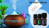 Kit Yoga doTERRA + Difusor Aromaterapia